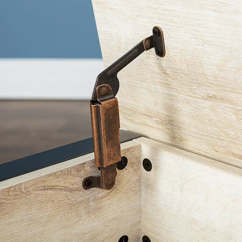 Banc de rangement à couvercle relevable