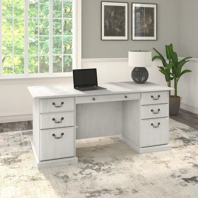 Bureau de direction avec tiroirs et rangement