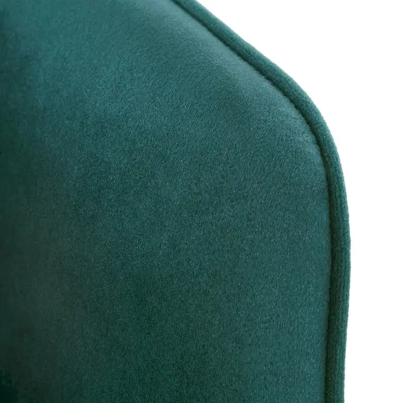Fauteuil d'appoint en velours finition dorée Bette