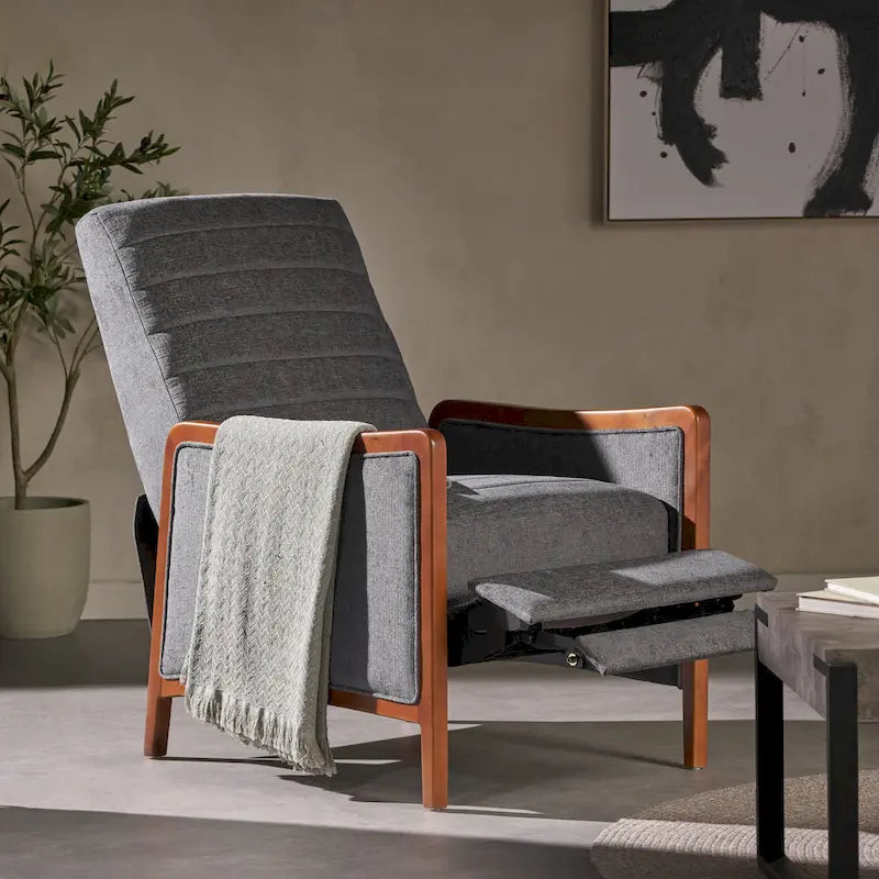 Anaura Channel Stitch Pushback Recliner by 
