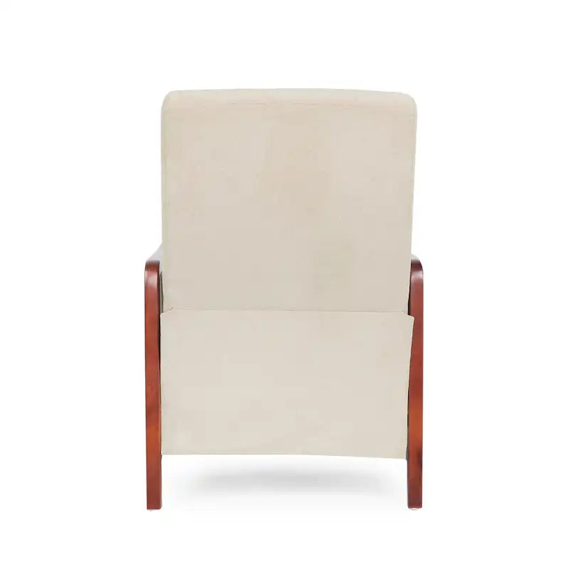 Fauteuil inclinable à dossier matelassé capitonné