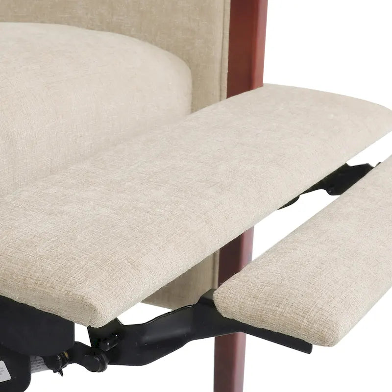 Fauteuil inclinable à dossier matelassé capitonné