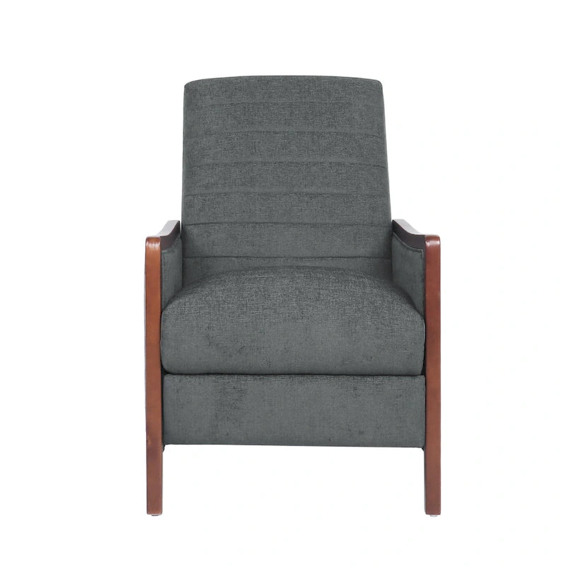 Fauteuil inclinable à dossier matelassé capitonné