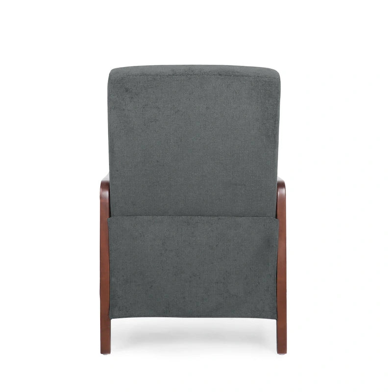Fauteuil inclinable à dossier matelassé capitonné