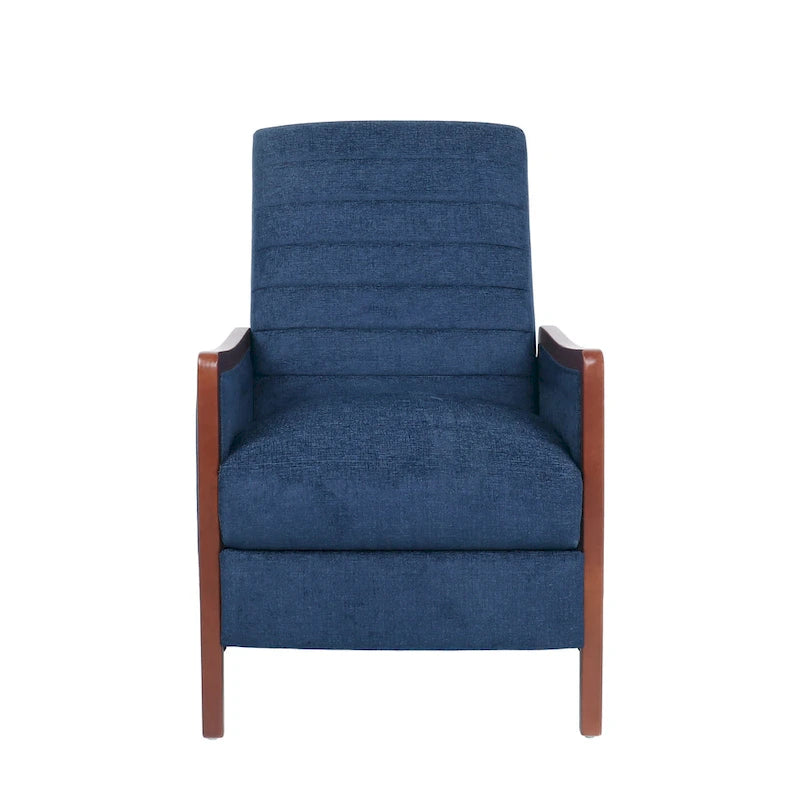 Fauteuil inclinable à dossier matelassé capitonné