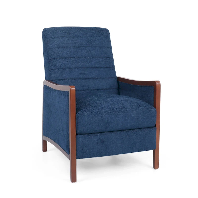 Fauteuil inclinable à dossier matelassé capitonné