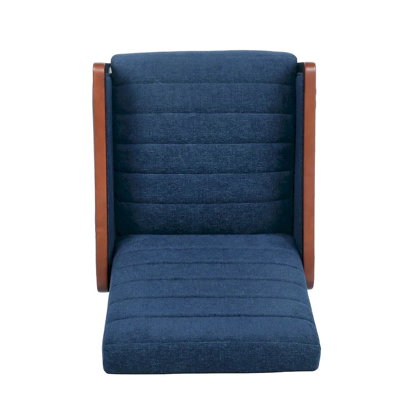 Fauteuil inclinable à dossier matelassé capitonné