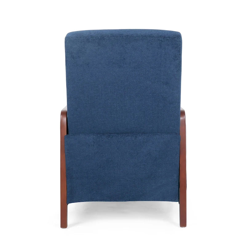Fauteuil inclinable à dossier matelassé capitonné