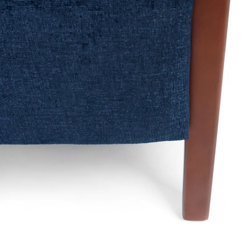 Fauteuil inclinable à dossier matelassé capitonné