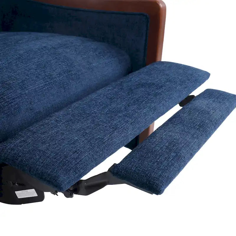 Fauteuil inclinable à dossier matelassé capitonné