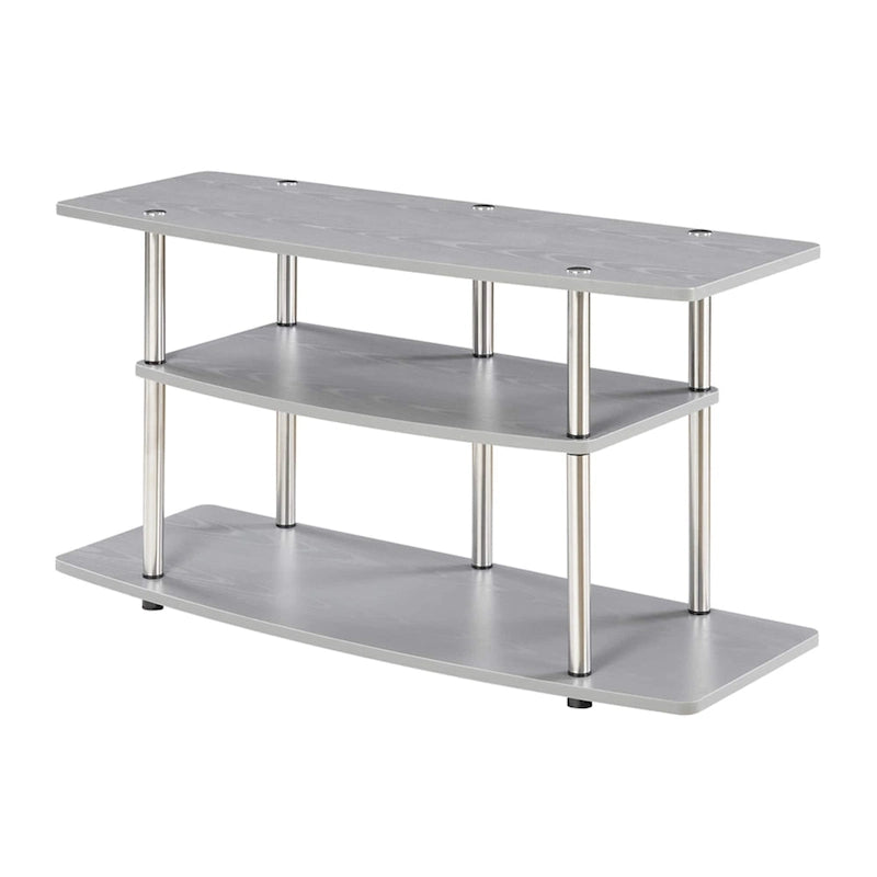Meuble TV large à 3 niveaux, sans outils
