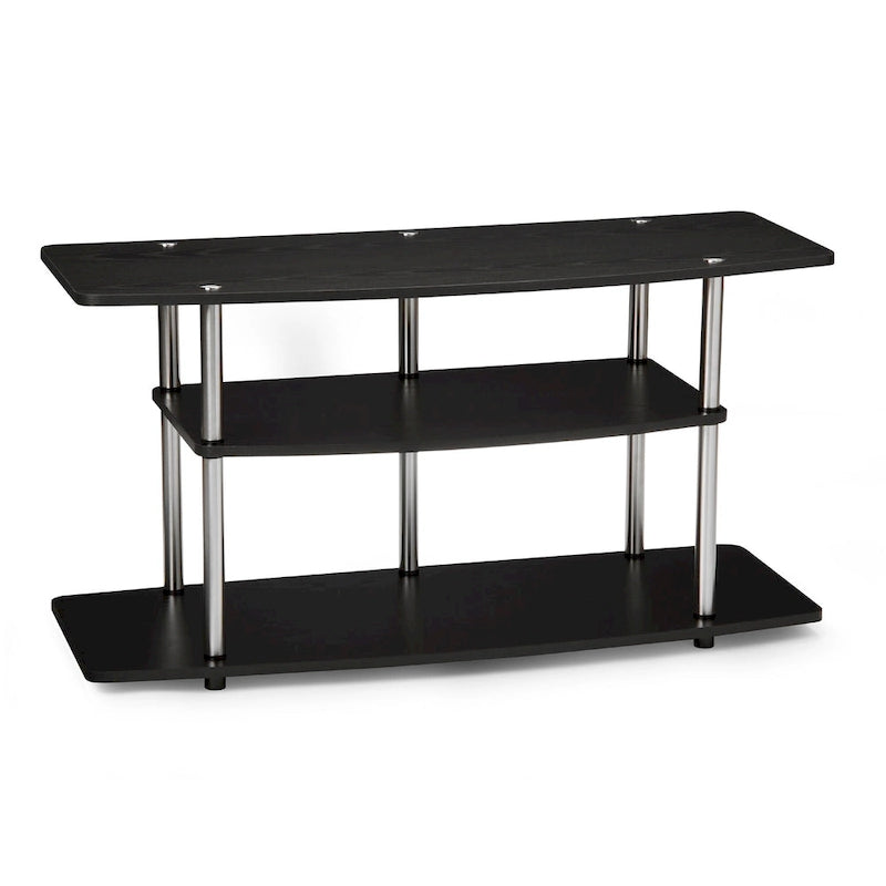 Meuble TV large à 3 niveaux, sans outils