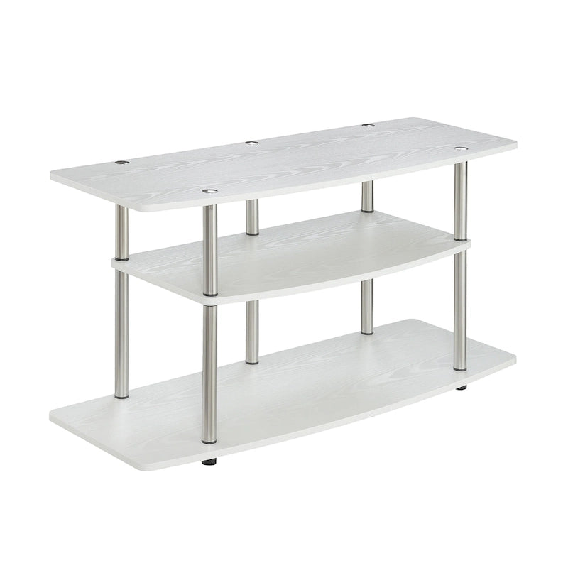 Meuble TV large à 3 niveaux, sans outils