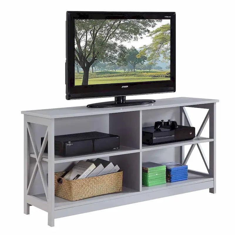 Meuble TV de 55 pouces avec étagères