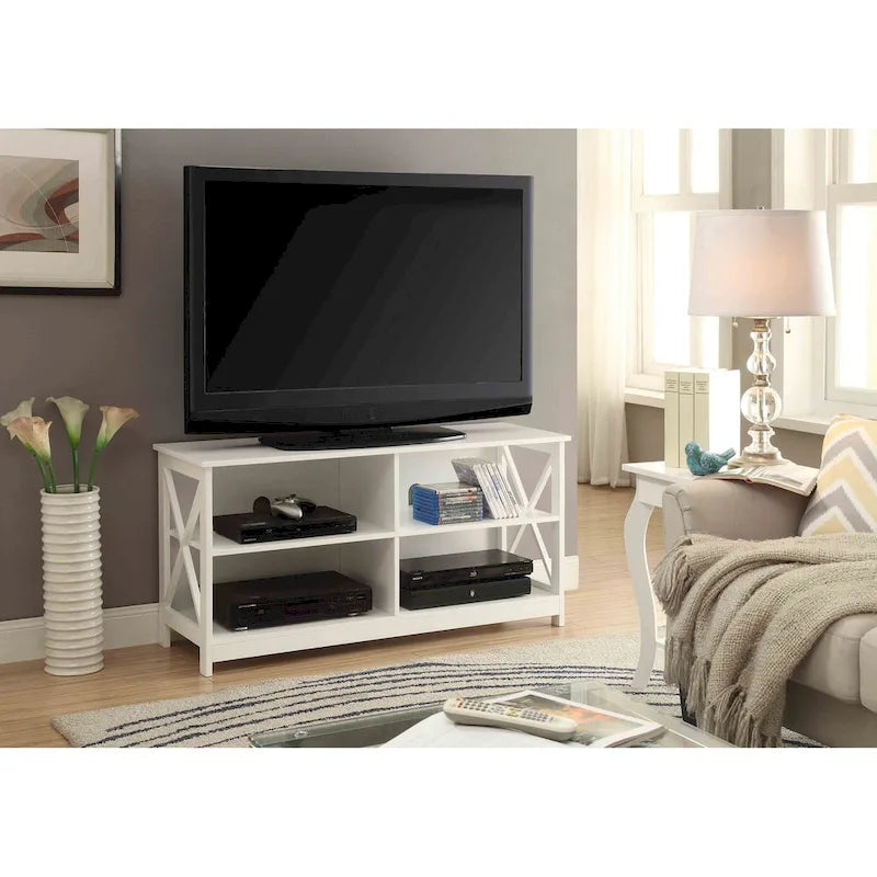 Meuble TV de 55 pouces avec étagères