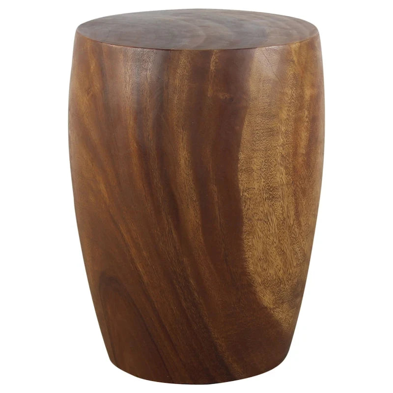 Table d'appoint Haussmann Wood Merlot 38 cm P x 51 cm H Noyer huilé - 38 x 38 x 51