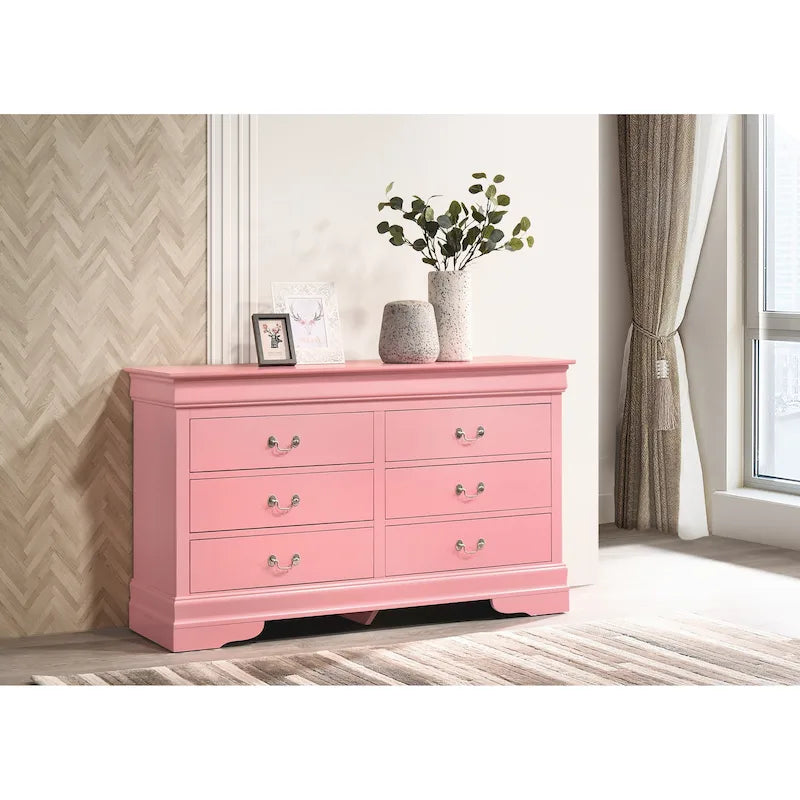Commode de chambre à 6 tiroirs