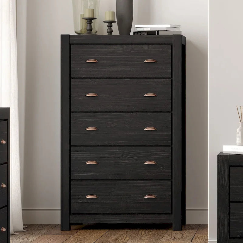  Montauk 5-drawer Solid Wood Chest