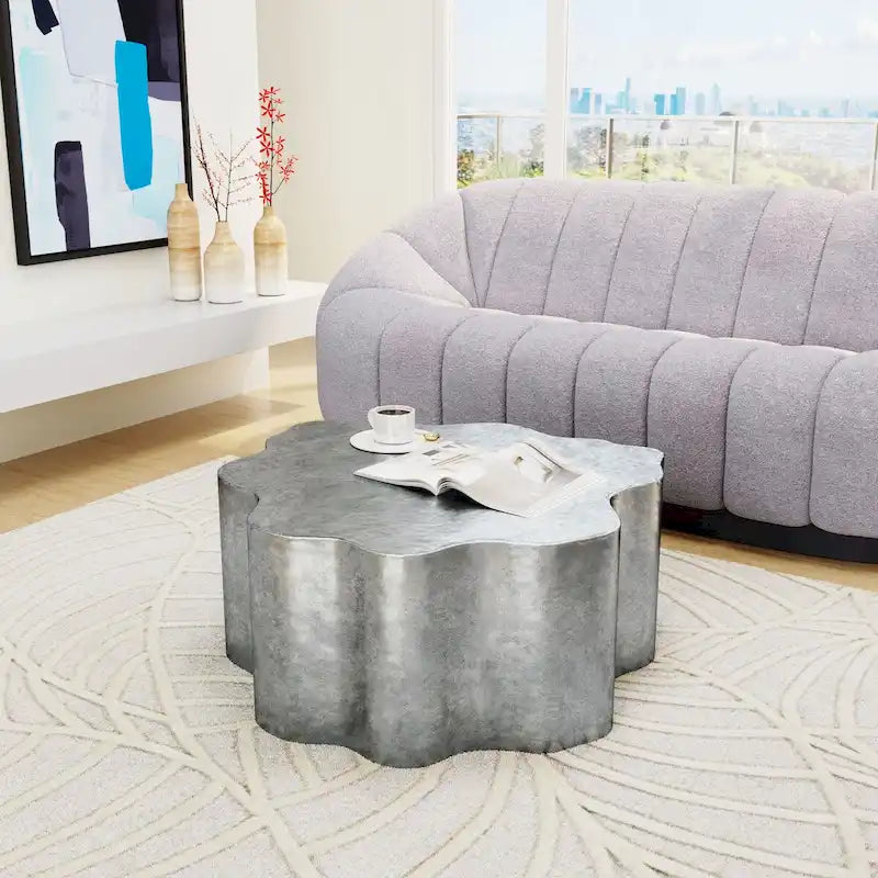 Table basse - 36,6 L x 36,2 P x 15,4 H