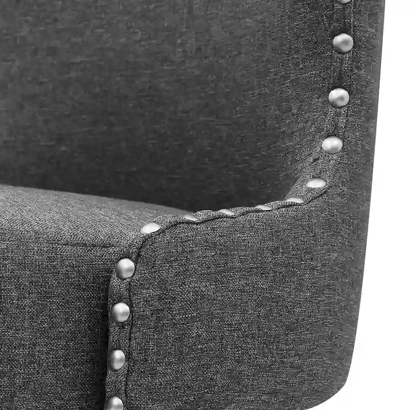 Tabourets de comptoir pivotants de 66 cm de style moderne du milieu du siècle en similicuir/tissu, pour îlot