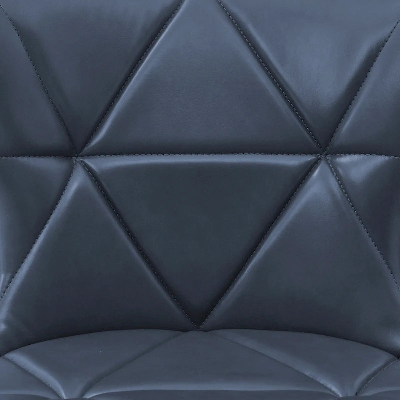 Tabourets de comptoir pivotants de 66 cm de style moderne du milieu du siècle en similicuir/tissu, pour îlot