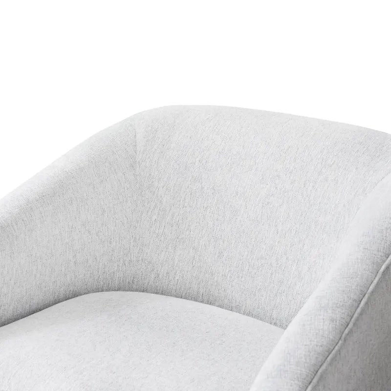 Fauteuil d'appoint pivotant en bois de style moderne pour salon