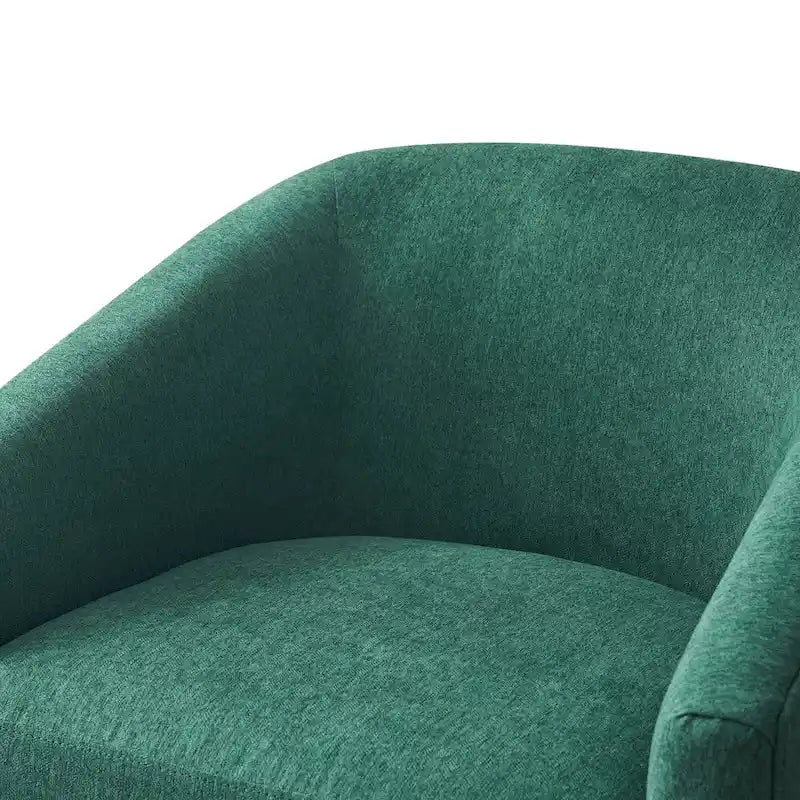 Fauteuil d'appoint pivotant en bois de style moderne pour salon