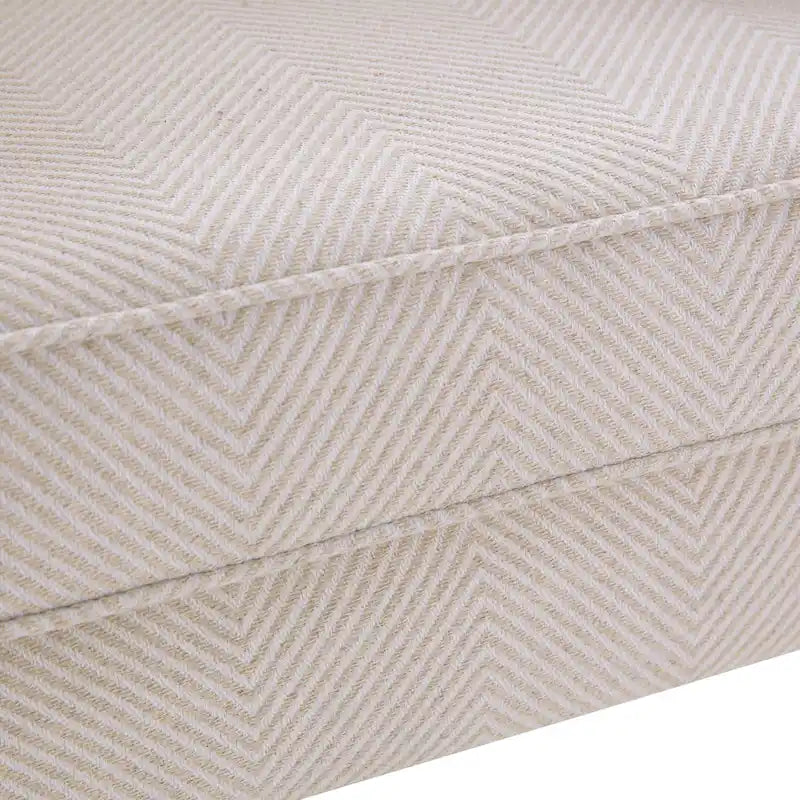 Fauteuil d'appoint avec pieds tournés Bleu/Beige/Gris